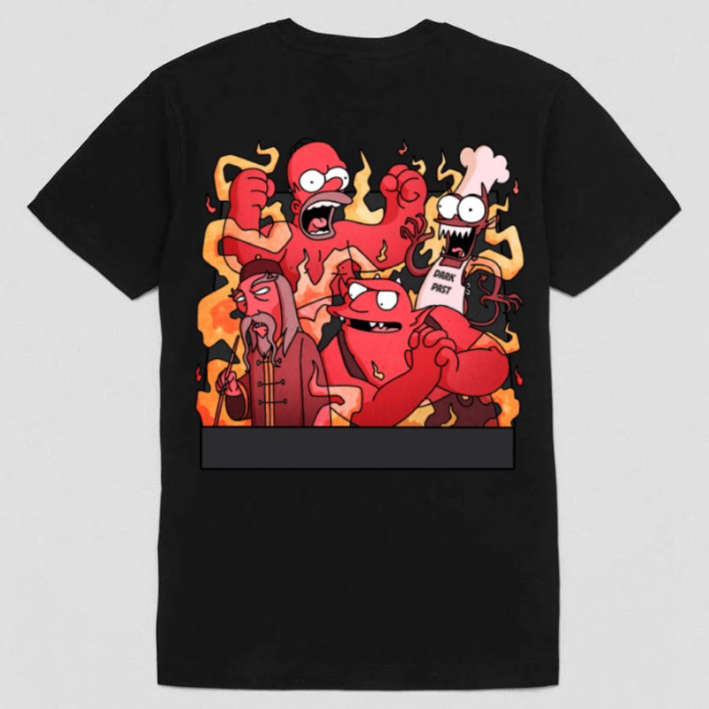 Dark Past Kaos Distro Terbaru Kain Cotten Combed 30S tebal Kain halus / kaos Hitam / Kaos Pria / Kao