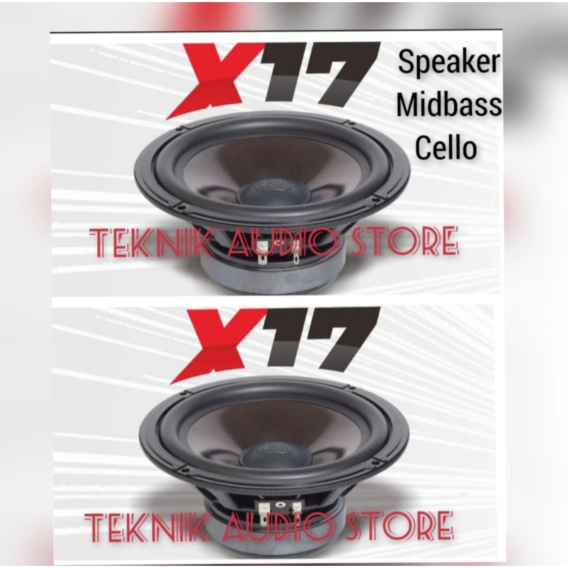 Speaker Midbass 6 5inch X17
