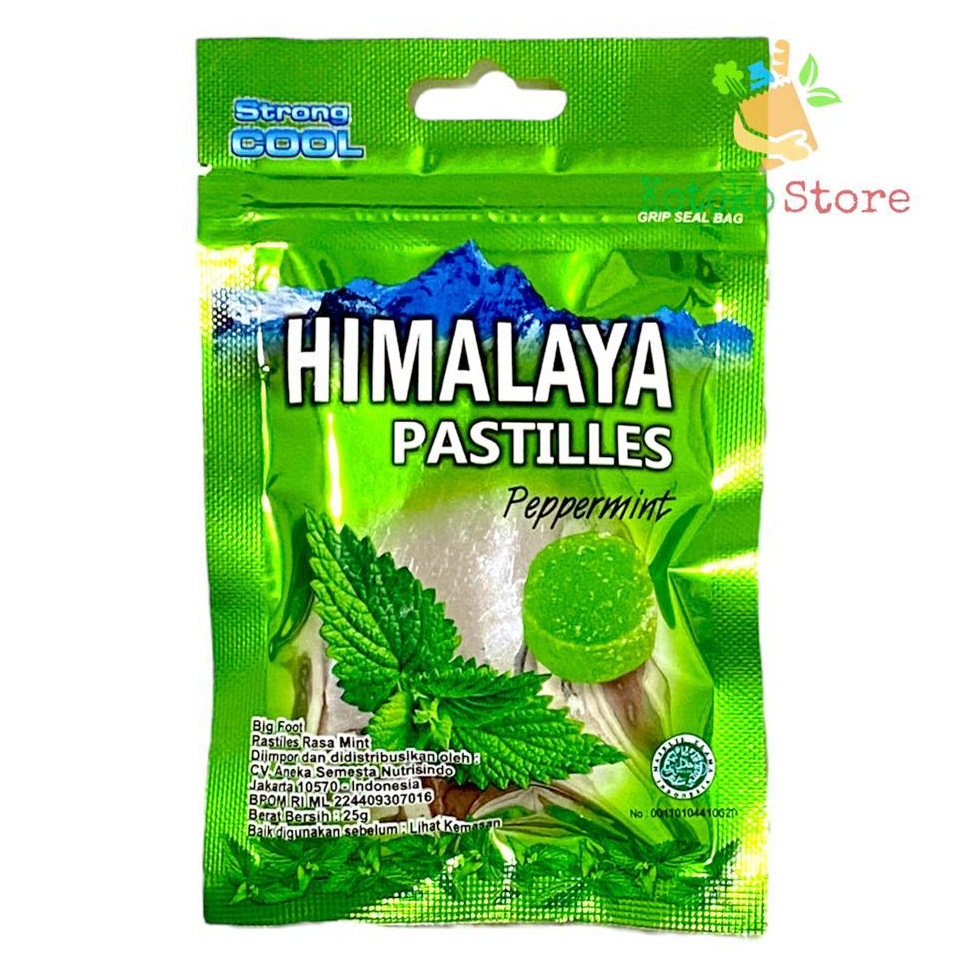 

Permen Himalaya Pastilles Satuan / Himalayan Pastiles Peppermint 25gr [Eceran]