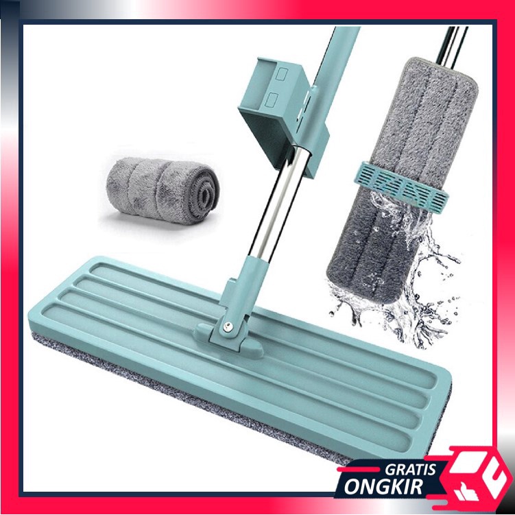 ReadyGratis Ongkir  H5355 Lap Pel Tarik Microfiber  Lap Pel  Alat Pel Praktis  Mop Foldable Alat Pel