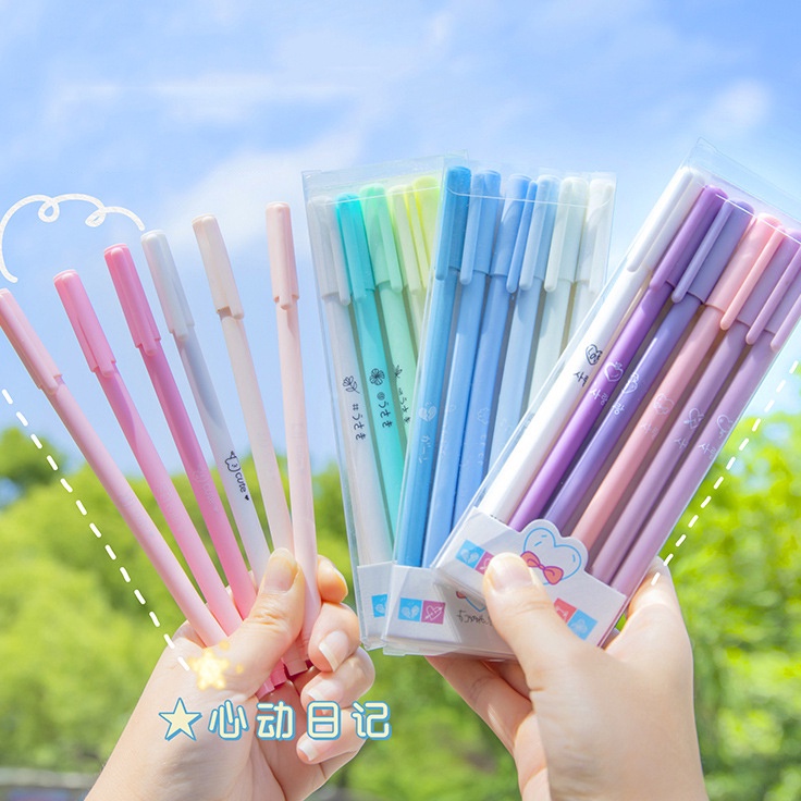 

Murah 1 SET 6PCS PULPEN GEL AESTHETIC POLOS WARNA PASTEL MATTE 5MM PULPEN GEL AESTHETIC WARNA GRADASI 5 MM FS