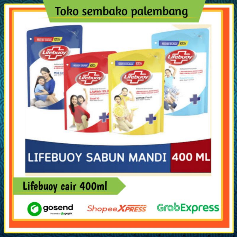 Lifebuoy sabun mandi cair 400ml