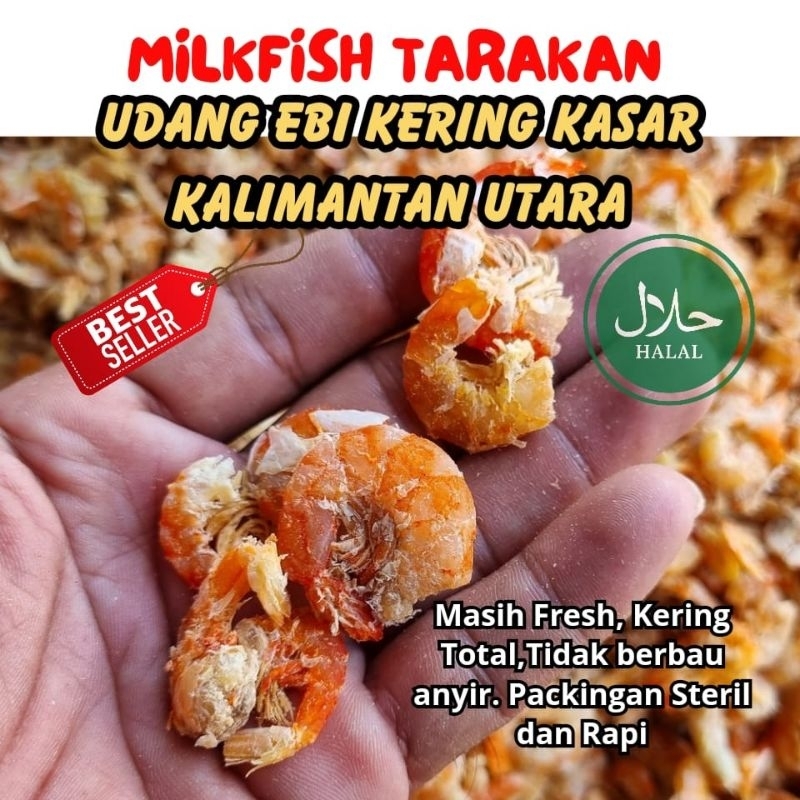 

250 gram Udang Ebi Kering ukuran 3-4 cm Kalimantan Utara