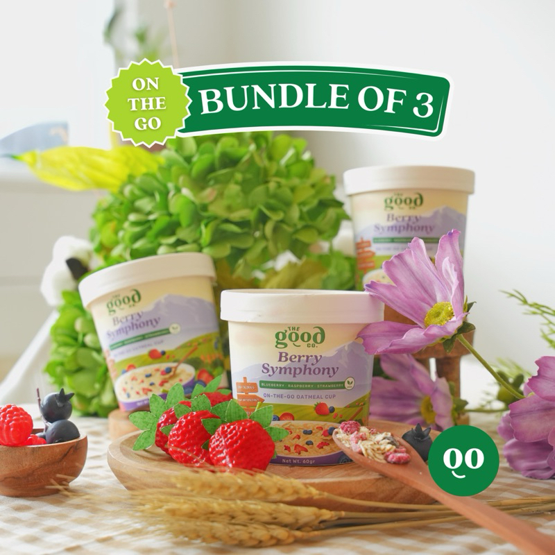 

[The Good Co.] Instant Oatmeal Cup + Spoon - BUNDLE OF 3