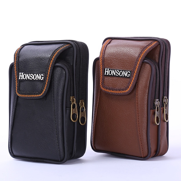 Stok Banyak DOMPET HP PINGGANG PRIA KULIT PREMIUM ORI GLASVE SARUNG HP COWOK KEREN BRANDED BATAM ORI