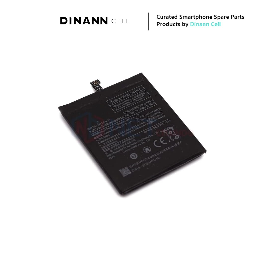 [ORIGINAL 100%] BATERAI XIAOMI REDMI 5A / BATRE REDMI 5A / BN34