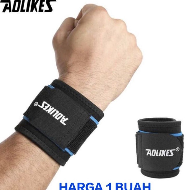 Serba Murah deker pergelangan tangan  pelindung pergelangan tangan  Support Gym Bandage Wrist Strap