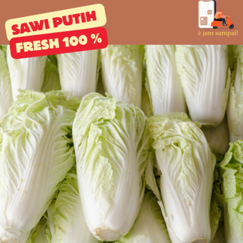 

Sawi Putih Fresh vegetable Sayuran 400-500 gram KIRIM INSTAN BANDUNG