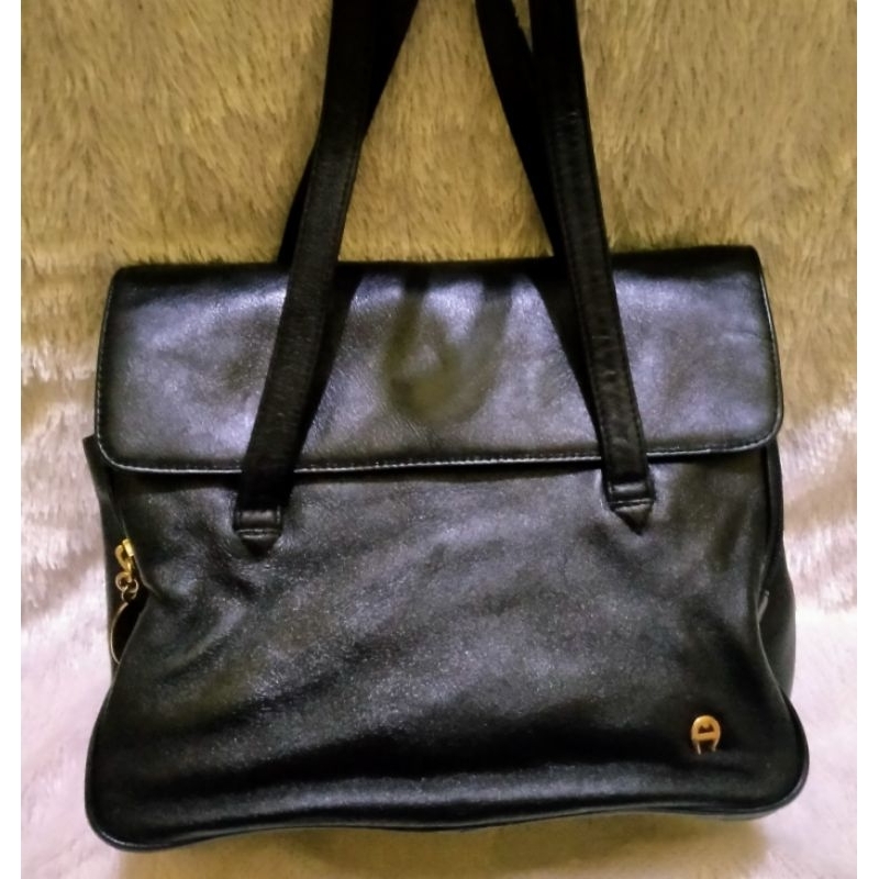 TAS SHOULDER AIGNER KULIT ASLI