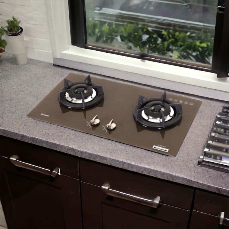 Kompor Tanam Rinnai RB 2GHC(CF) / RB2GHC(CF) 2 Tungku