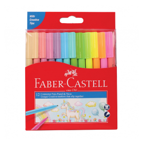 

Spidol Warna Faber Castell 12 Pastel - Konektor Pen Faber Castell 12 Warna - Connector Pen Set-12 Pastel Neon