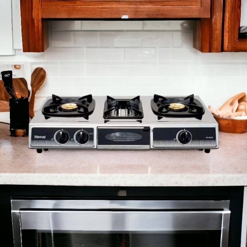 Kompor Gas Rinnai RI 524E / RI524E 3 Tungku