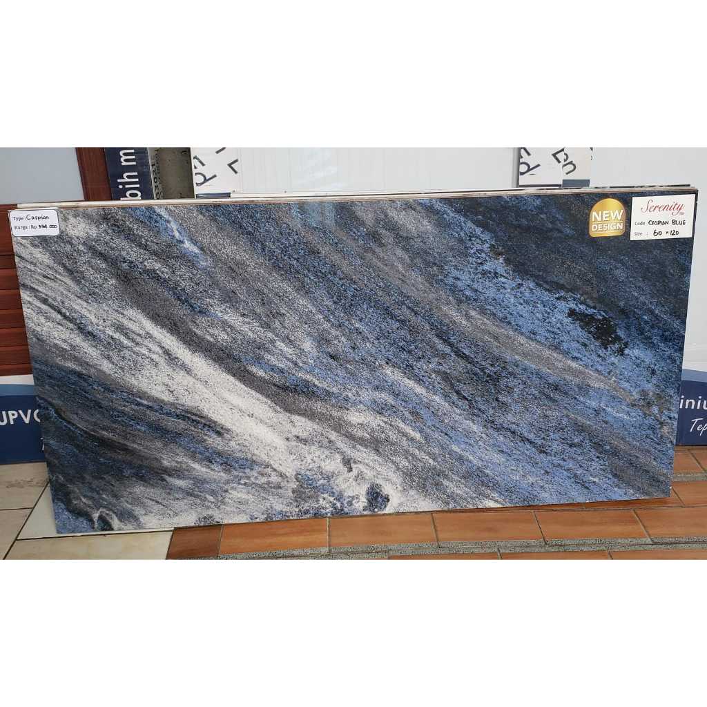 Granit 60x120 120x60 Serenity Caspian Blue Pare Kediri