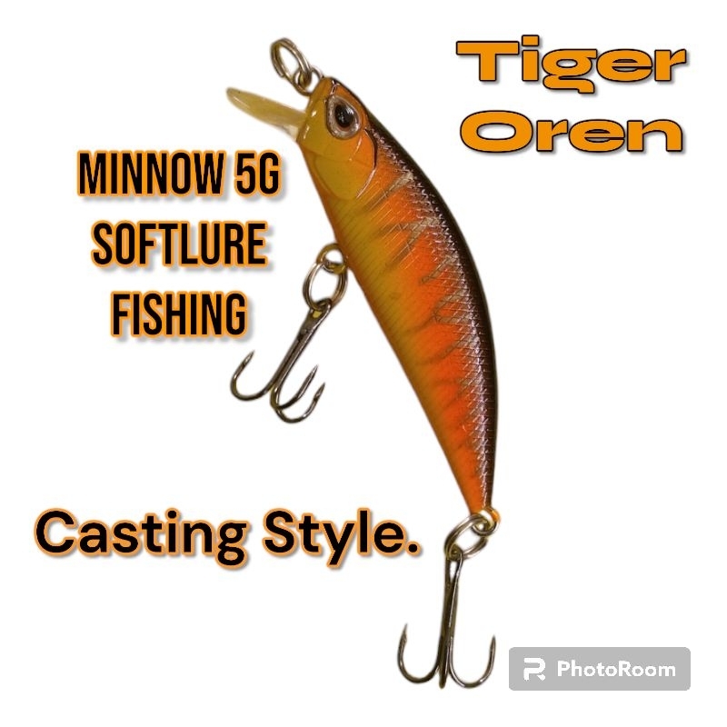 Minnow killer TIGER OREN 5G_Minnow sinking for fishing_Minnow lure Spinning_Minnow casting mancing i