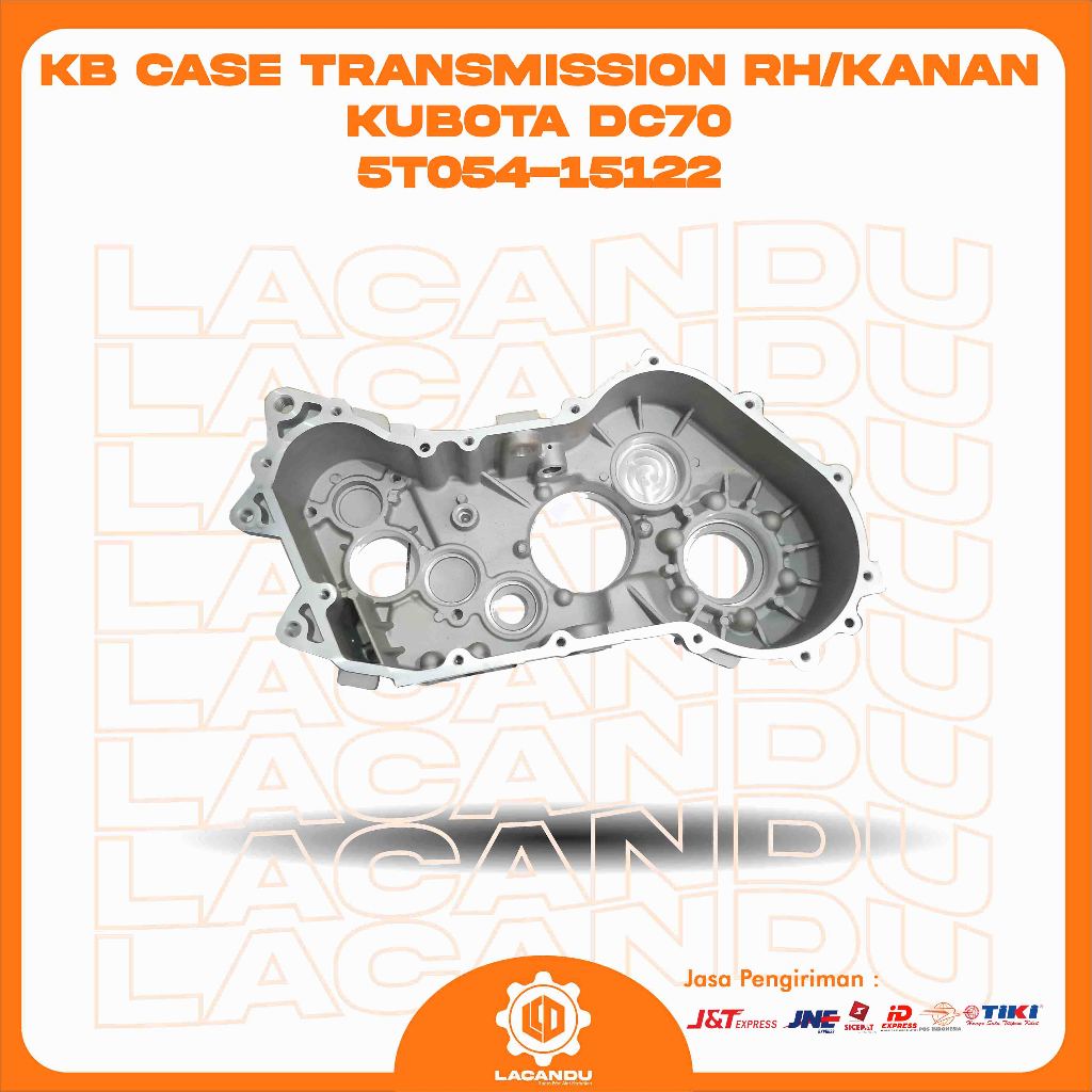 KB CASE TRANSMISSION RH/KANAN KUBOTA DC70 5T054-15122  for COMBINE HARVESTER LACANDU PART