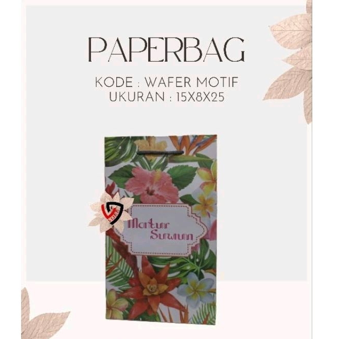 

PAPERBAG THANKYOU TEBAL 15X8X25