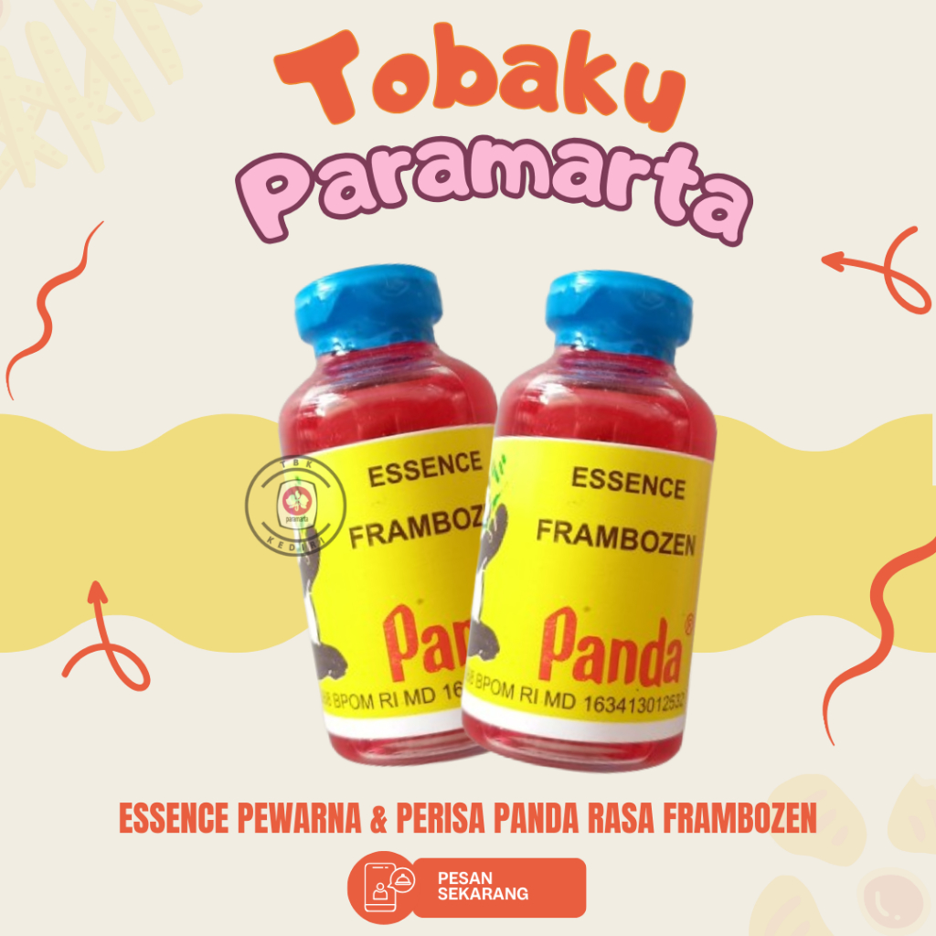 ESSENCE MAKANAN CAP PANDA RASA FRAMBOZEN / ESSENCE MAKANAN CAP PANDA