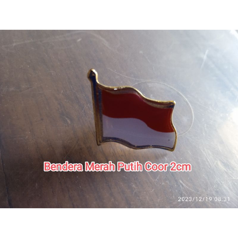 Pin Bendera Merah Putih Coor