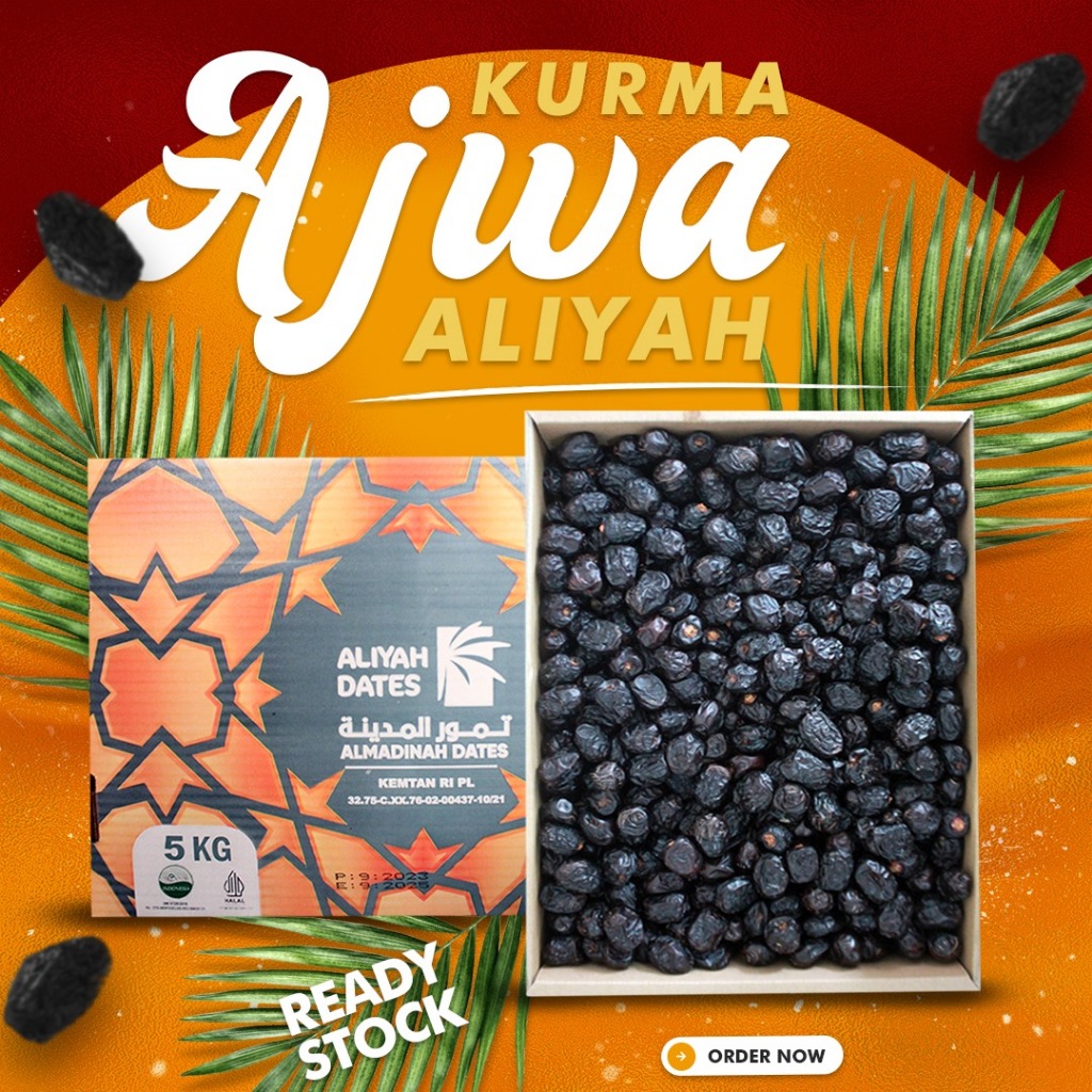 

AJWA ALIYAH CASTLEFARM 5KG / AJWA ORGANIK / AJWA CASTLEFARM / AJWA BAGUS