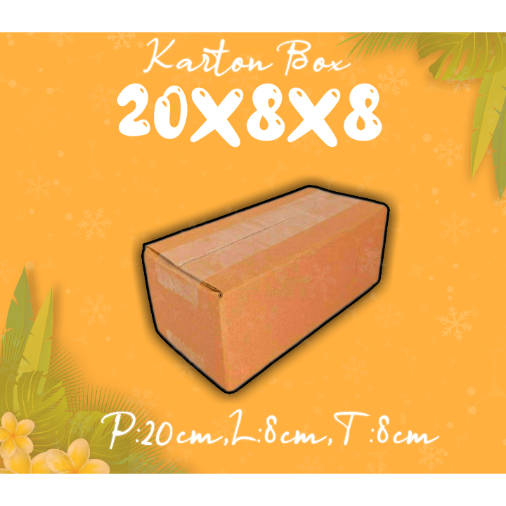

KARTONBOX 20X8X8 (KARDUS PACKING/KARDUS MINI/KARDUS MURAH)