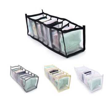 Tempat Penyimpanan 7 Sekat Cd Kaos Bahan Nylon Storage Box