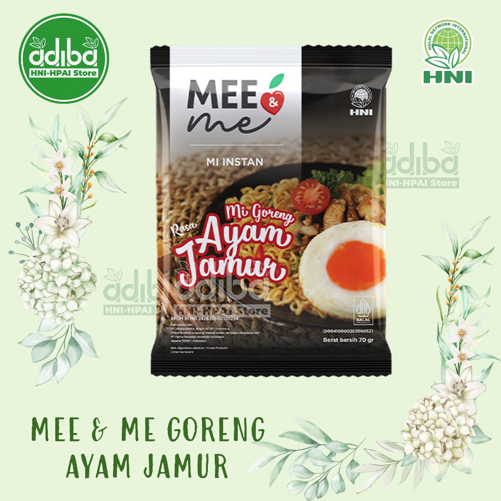 

Mee & Mee Ayam Jamur HNI-HPAI || Mie Goreng Instan Sehat Rasa Ayam Jamur