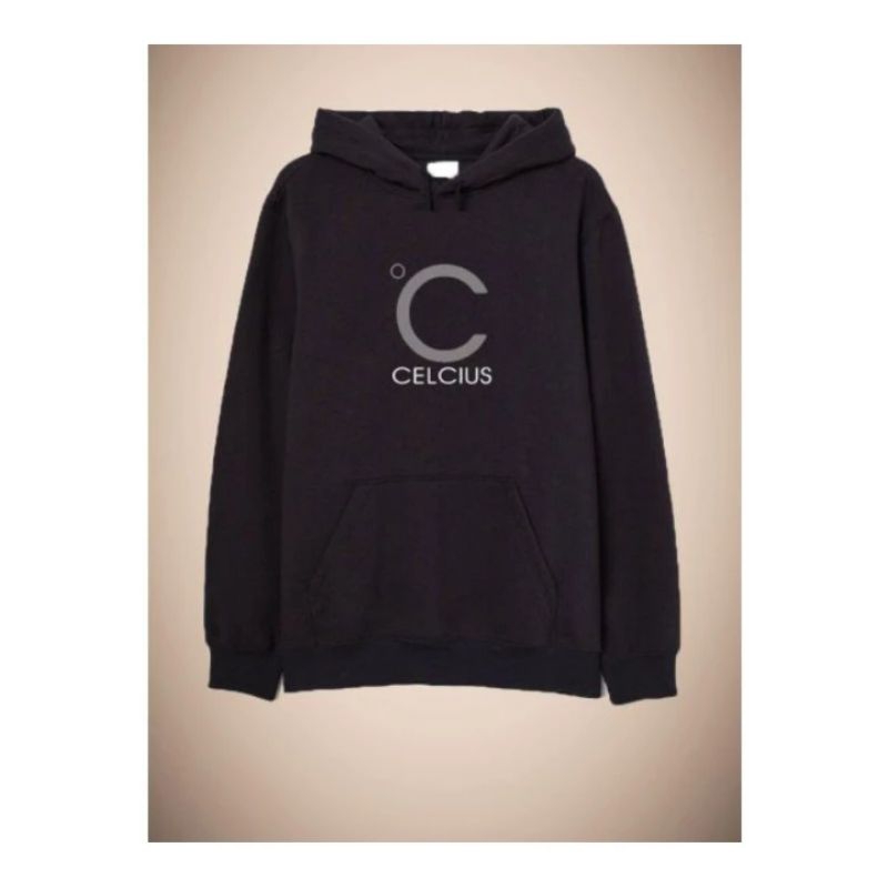 JAKET HOODIE CELCIUS IDN -TERR8248 NEW HITAM BEST SELLER | Sweaters hoodie celcius distro unisex | k
