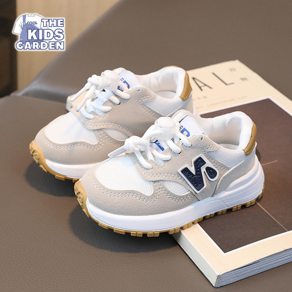 Sepatu Sneakers Anak Cowok Impor Kets Kasual Kekinian Umur 0-5 Tahun