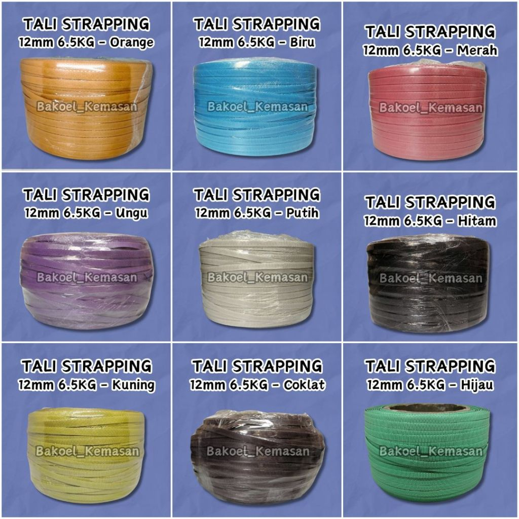Strapping band 15mm 12mm 9mm / Tali Strapping