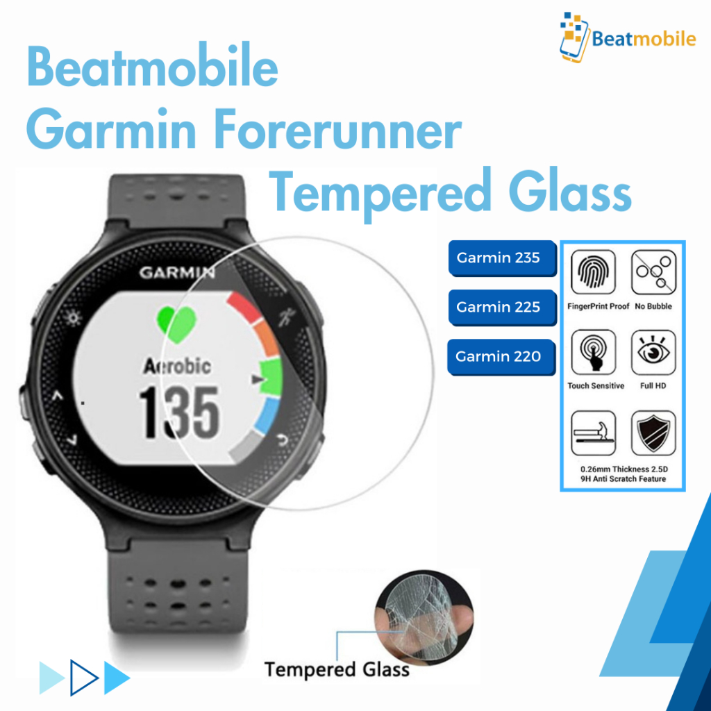 Screen Protector Garmin Forerunner 235/225/220 - Tempered Glass Garmin Forerunner 235/225/220