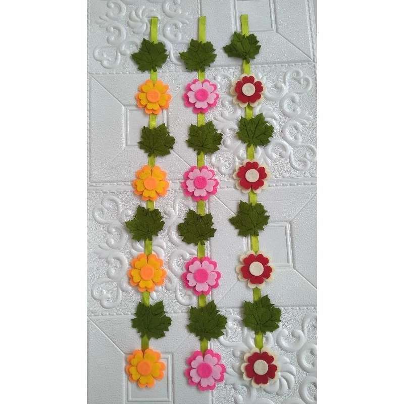 Hiasan jendela / Hiasan kelas / Tirai flanel