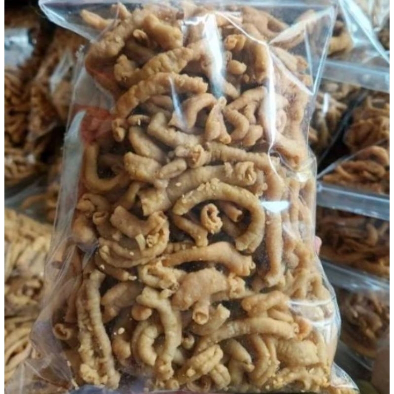

Keripik Usus Ayam Crispy 250gram