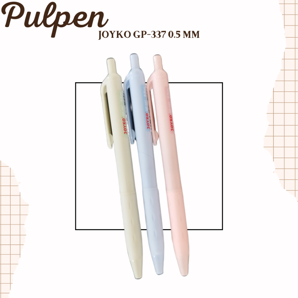 

Pulpen Joyko GP-337 0.5 MM (Ready Stock)