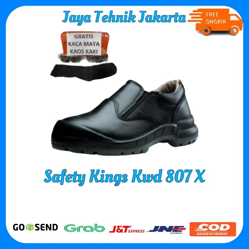 Sepatu Safety Kings Kwd 807 X / Sepatu Safety Kerja Proyek Lapangan Original Murah