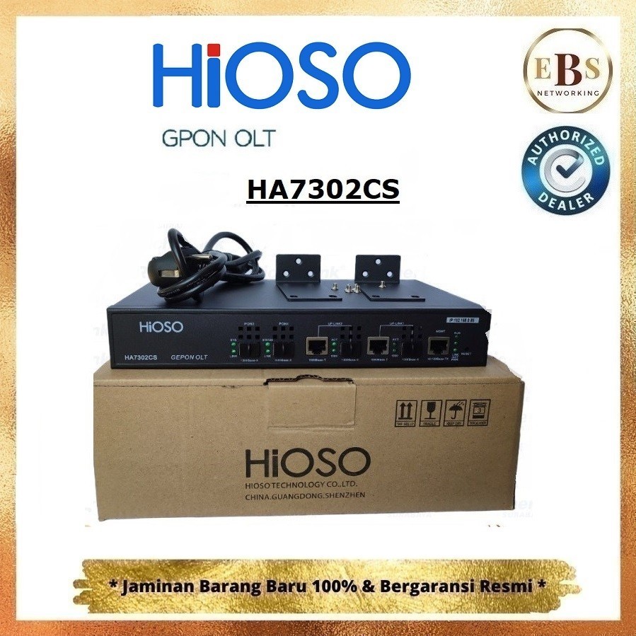 HIOSO OLT HIOSO HA7302CS 2 PON (NON SFP)