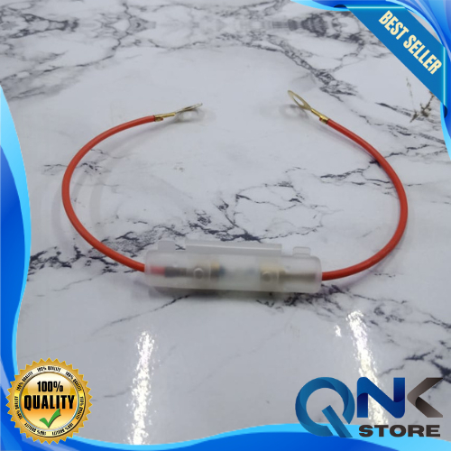 1 Set Sekring Tabung Motor + Kabel (putih)