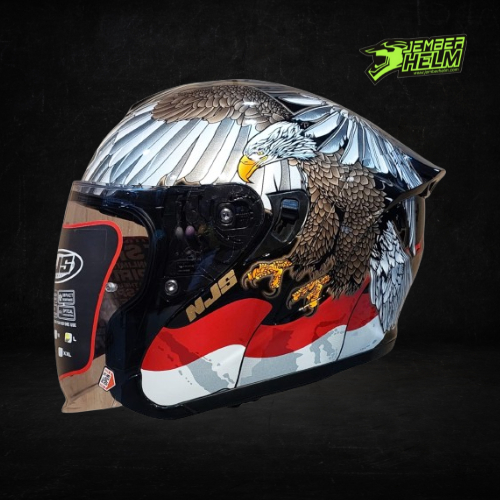 Helm NJS Kairoz Motif Garuda