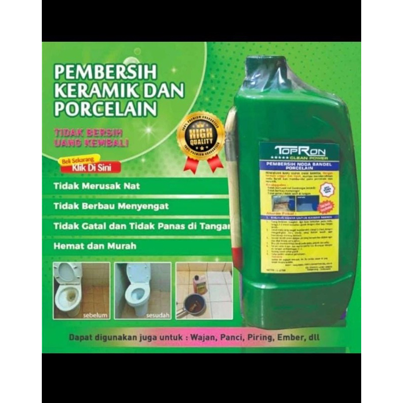 Topron pembersih ampuh kamar mandi