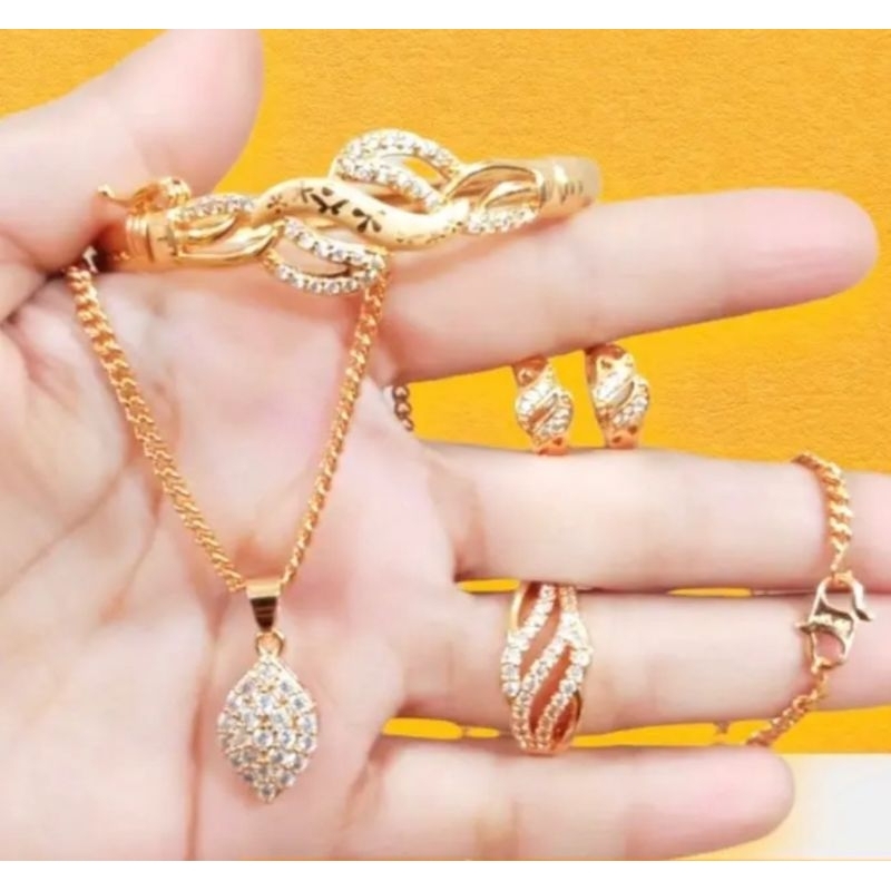 set perhiasan wanita 0a1,1 set perhiasan xuping terlaris,perhiasan  murah