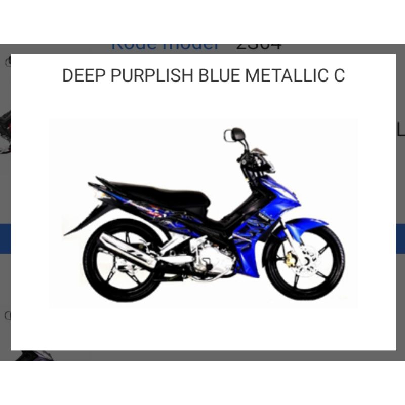 Body Fullset Yamaha Jupiter MX Old Lama Biru Hitam 2007 Original YGP