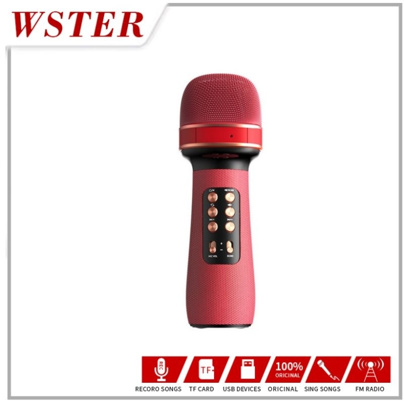 WSTER Original Mic Karaoke microphone Bluetooth wireless WS-898