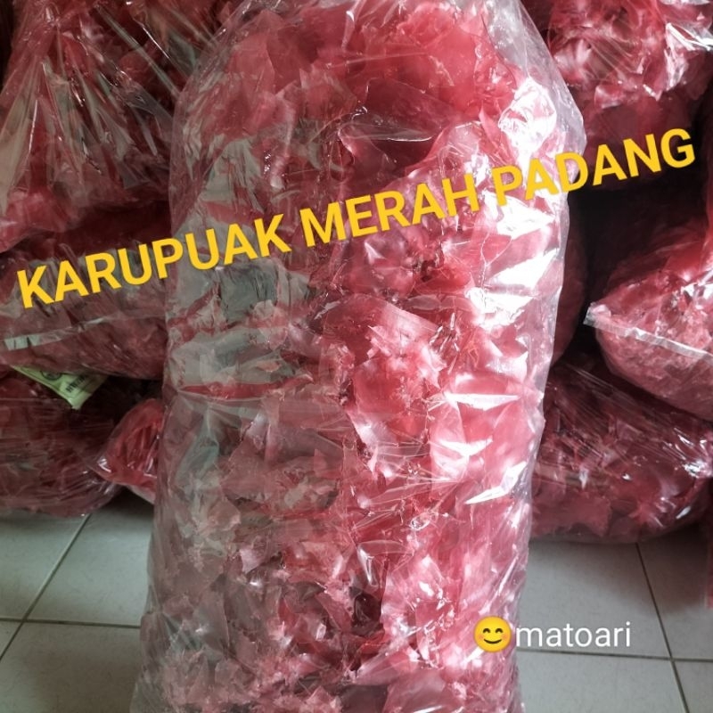 

KERUPUK MERAH Asli Padang mentah 500gr