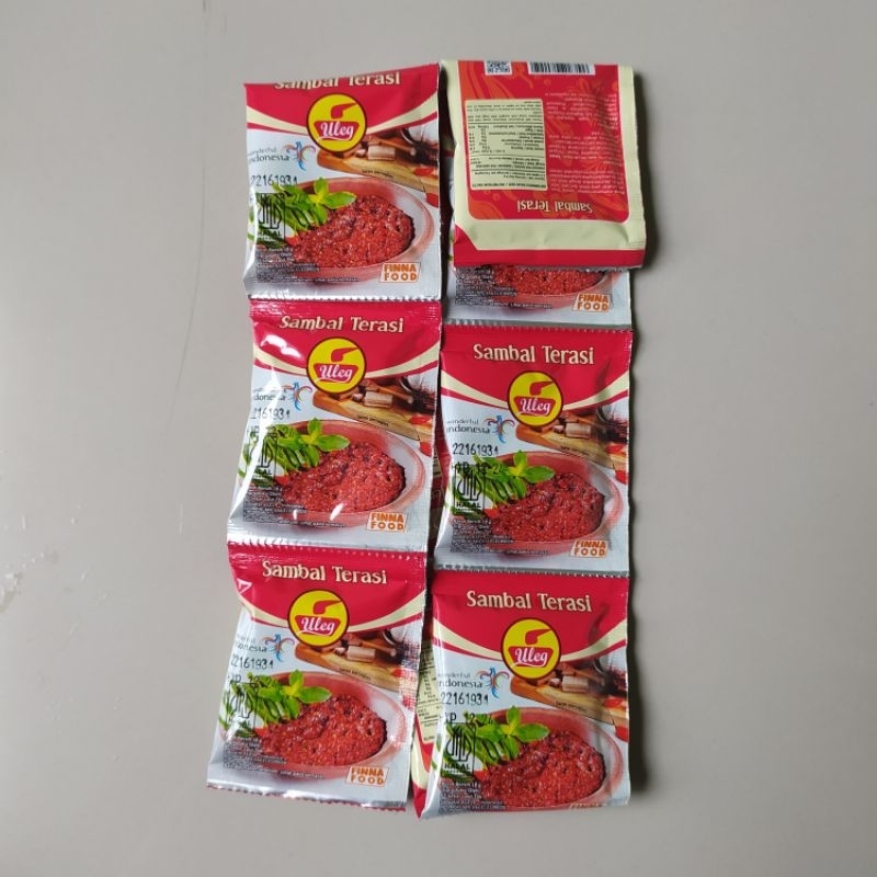 

sambal uleg terasi renceng isi 10 sachet