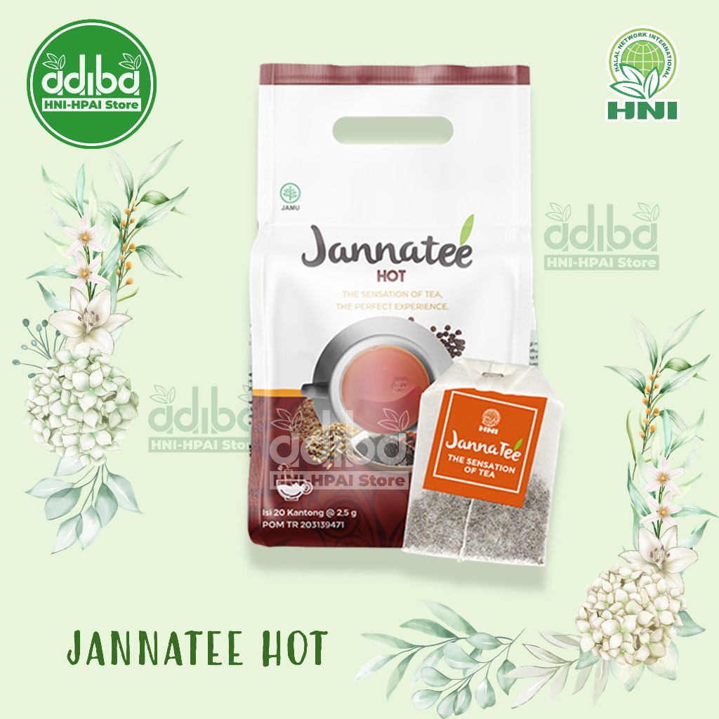 

JANNATEA HOT BPOM IROGINAL HNI-HPAI | Teh Herbal Kesehatan | Ekstra Herbal Alami Menjaga Daya Tahan Tubuh 100% ORIGINAL BPOM