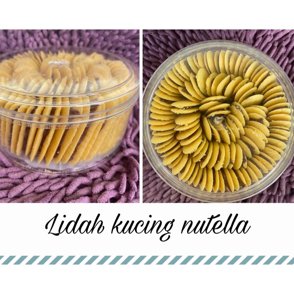 

Kue Lidah Kucing Nutella