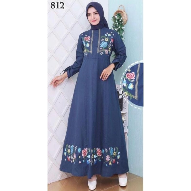 GAMIS KATUN JEPANG BORDIR PREMIUM TERLARIS WANITA