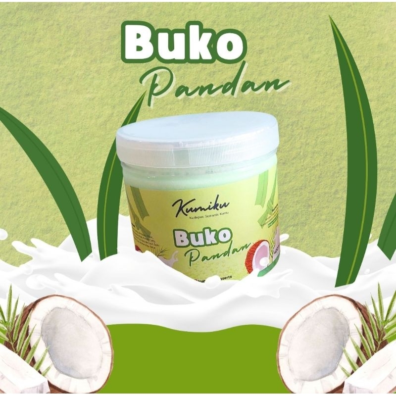 

Buko Pandan Creamy 400 ml -Kumiku Desserts