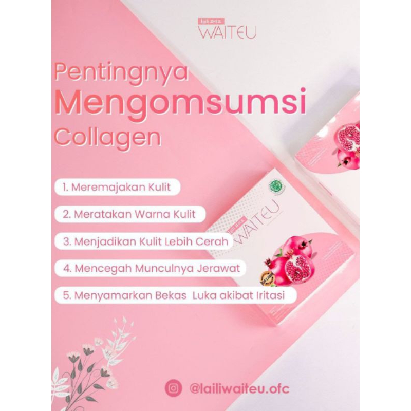 Waiteu Collagen Drink Oroginal BPOM Halal