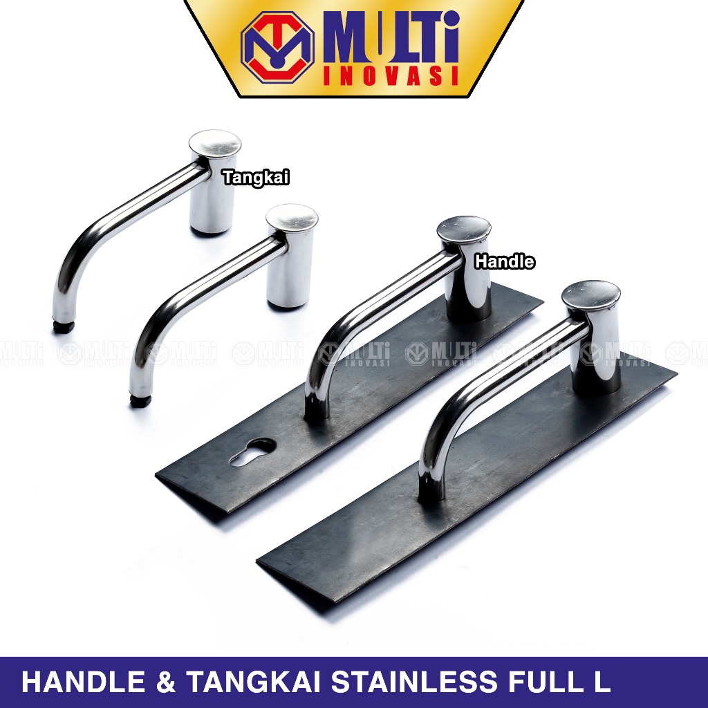 Handle Handel Tangkai Pintu Folding Gate Stainless Full L