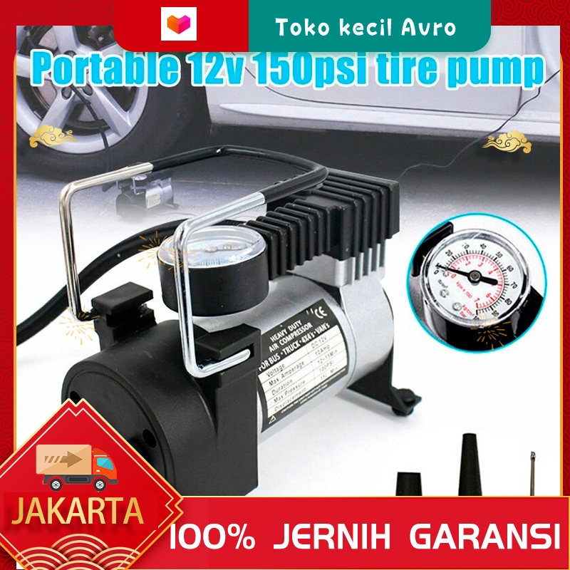 FREE ONGKIR KOMPRESOR ANGIN LISTRIK KOMPRESOR MINI POMPA BAN MOBIL MOTOR ELEKTRIK MINI POMPA ANGIN